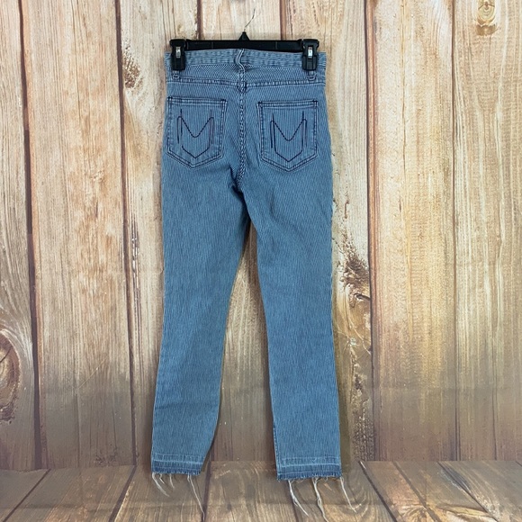 ☮️Show My Your MuMu Blue Striped Skinny Jean 24x26 - Picture 2 of 12